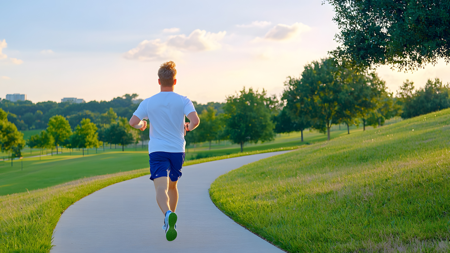 running in the heat