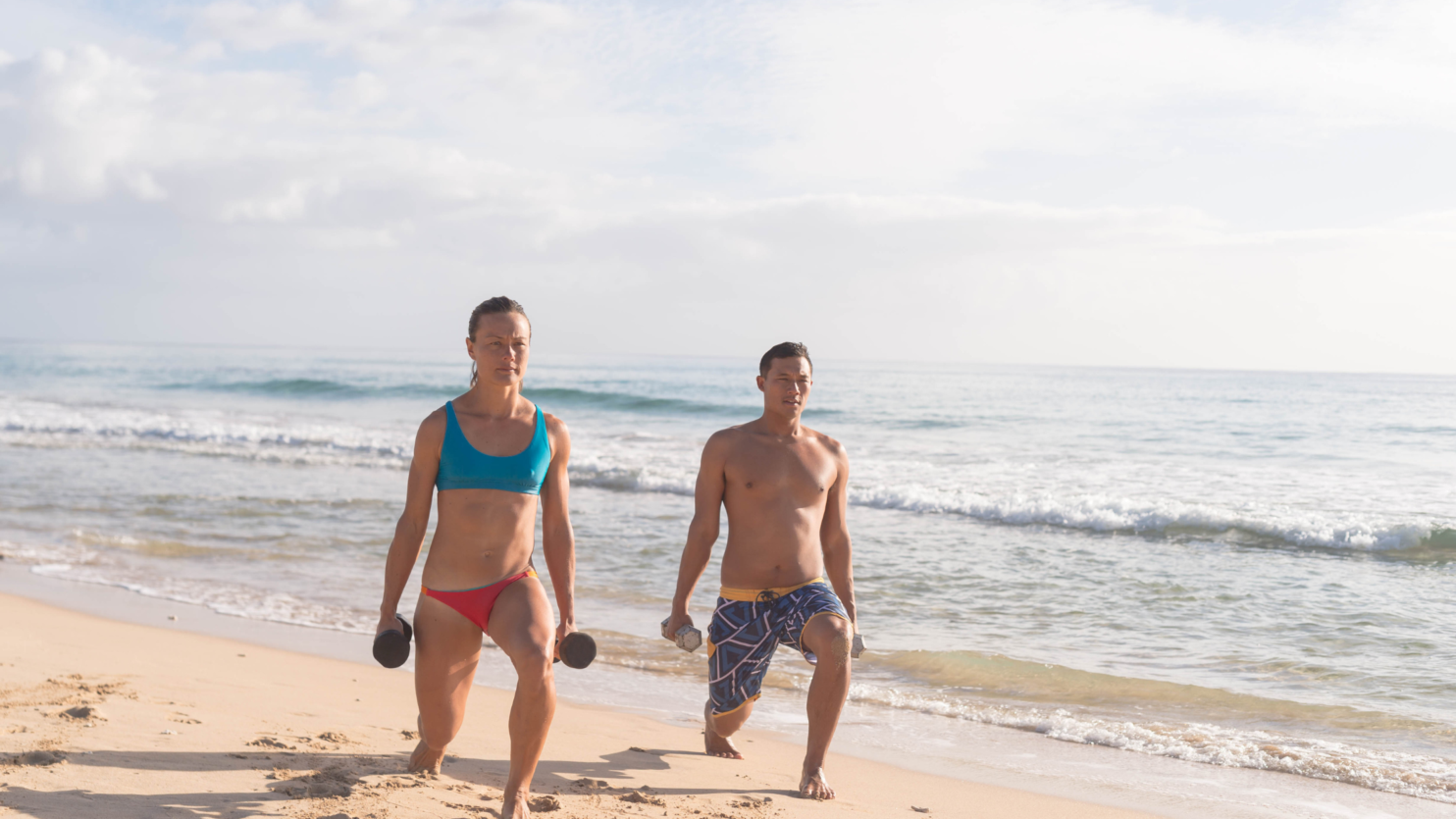 beach workouts for joint pain